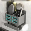 New Hole-free Multifunctional Washbasin Storage Tube Bathroom Toothbrush Razor Storage Rack Wall-mounted Bathroom Supplies