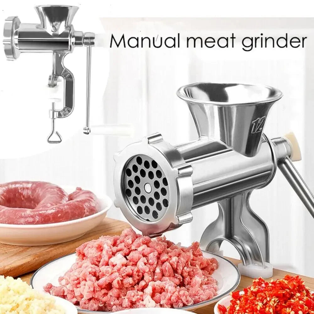 Manual Heavy-Duty Meat Grinder & Sausage Maker