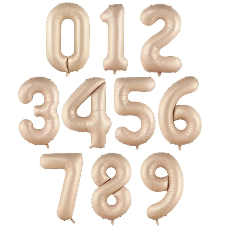 40 Inch Big Foil Birthday Balloons Helium Number Balloon 0-9 Happy Birthday Wedding Party Decorations Shower Large Figures Globo