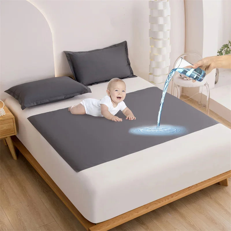 Bed Flat Sheet TPU Waterproof SPA Couple Mattress Cover Adult Urine Pad Baby/Elderly/Pregnant Women Bed Pad Massage Mat Cussion