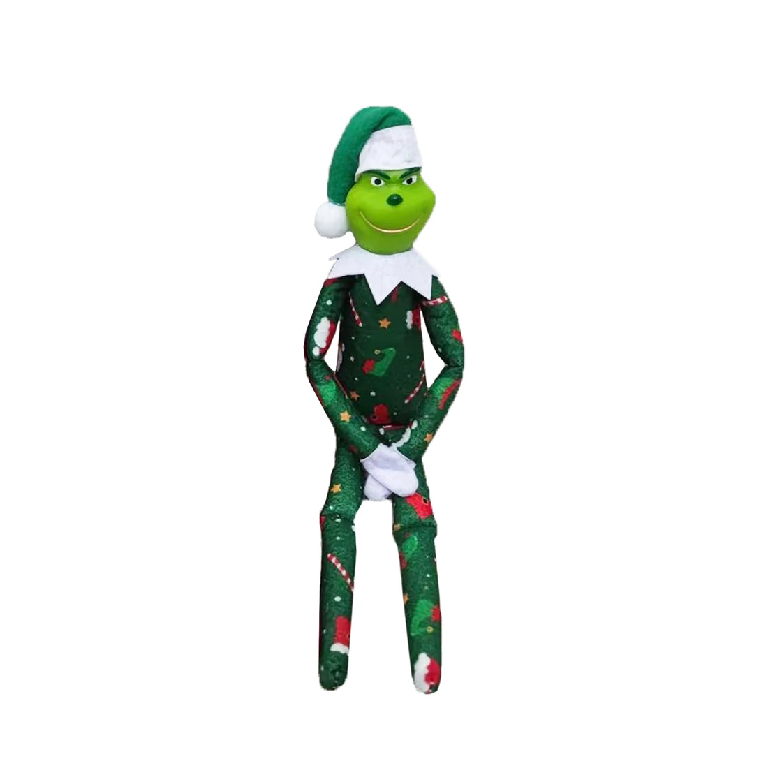 Christmas Elf Doll Anime Plush Toy Figures Stocking Stuffer Shelf Accessories Xmas Decoration Craft Ornament for Girl Boy