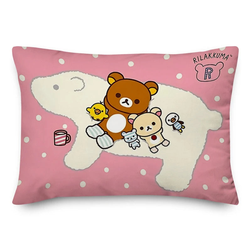 Rilakkumas Body Pillow Cover Decorative Cushion Decorative Pillows Covers for Bed Pillows Cushions Home Decor Pillowcase Sofa