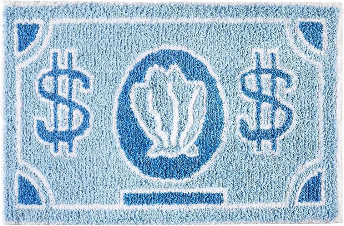 VIKAMA Upgraded Material Personalized US Dollars Bedroom Soft Non-slip Carpet Living Room Kitchen Bathroom Washable Rug Mat