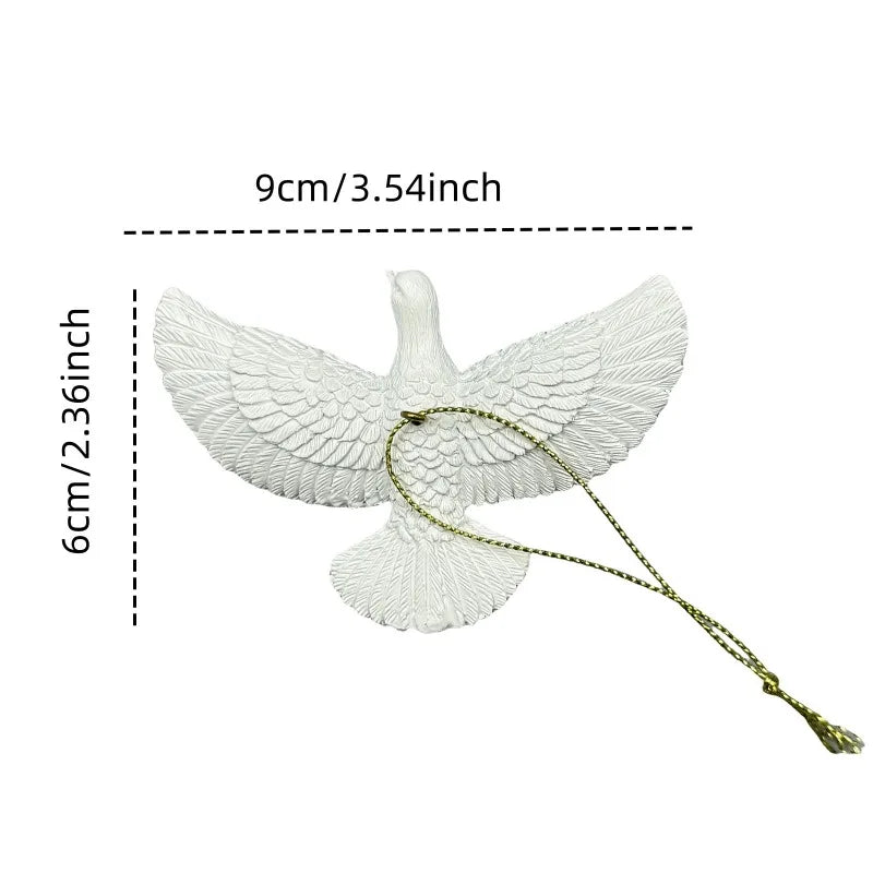 New Year Christmas Ornament Doves  Style Friendship Doves - Home Alone Christmas Tree Ornaments- Best Gift for Someone Special