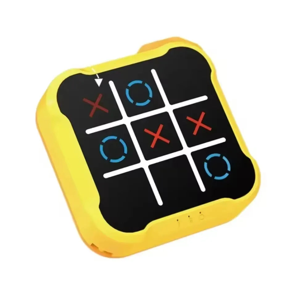 Tic-Tac-Toe Board Board Multifunctional Electronic Games Montessori Puzzle Table Game Chess Chess Set Portable for Adults Kids