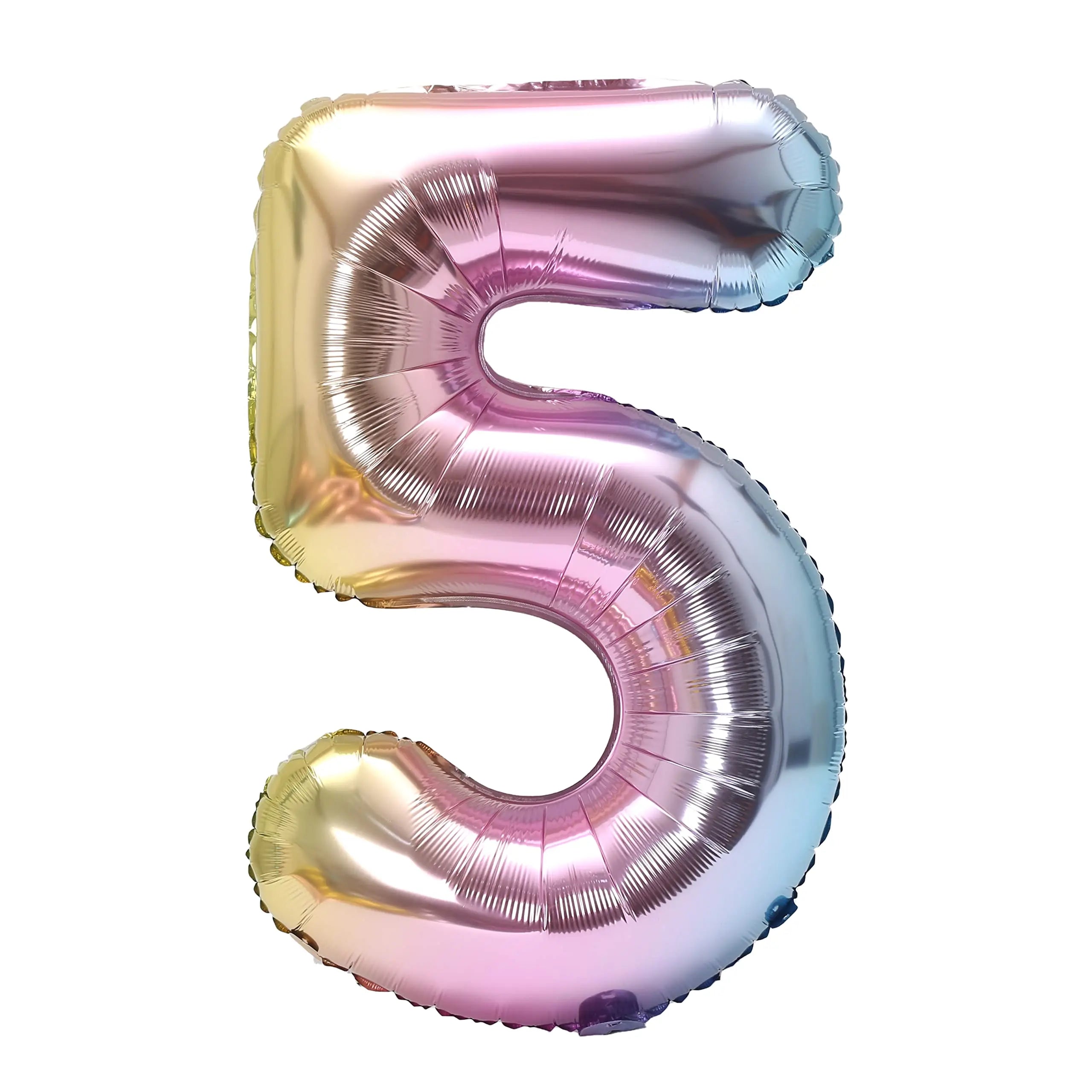 32inch Rainbow Gradient Number Foil Balloon 1-9 for Kids Birthday Party Decor Baby Shower Bridal Shower More Options Avaliable