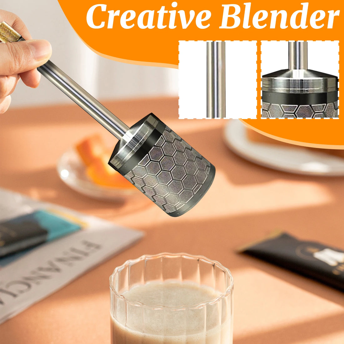 High Quality Press & Release Coffee & Tea Stirrer - Portable Infuser Tool For Lattes, Cocktails & Beverages S/M