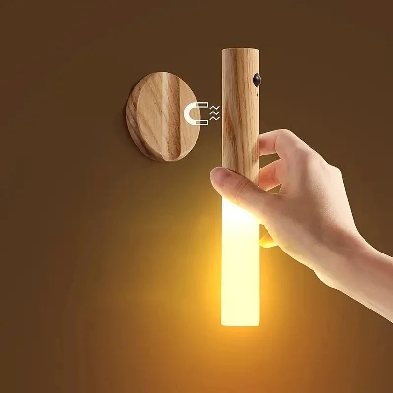 1 veilleuse intelligente à induction pour le corps humain, applique murale LED rechargeable pour couloir, armoire, toilettes, maison
