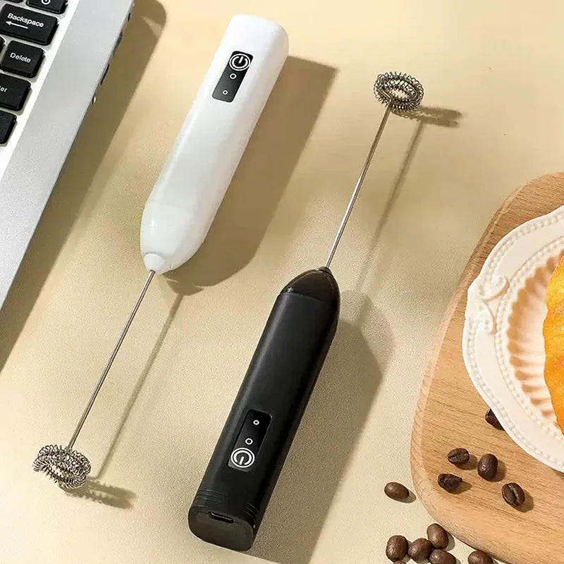 Wireless Electric Milk Frother Handheld Egg Beater Foamer Coffee Maker Electric Blender Mixer Mini Portable Blender Kitchen Tool
