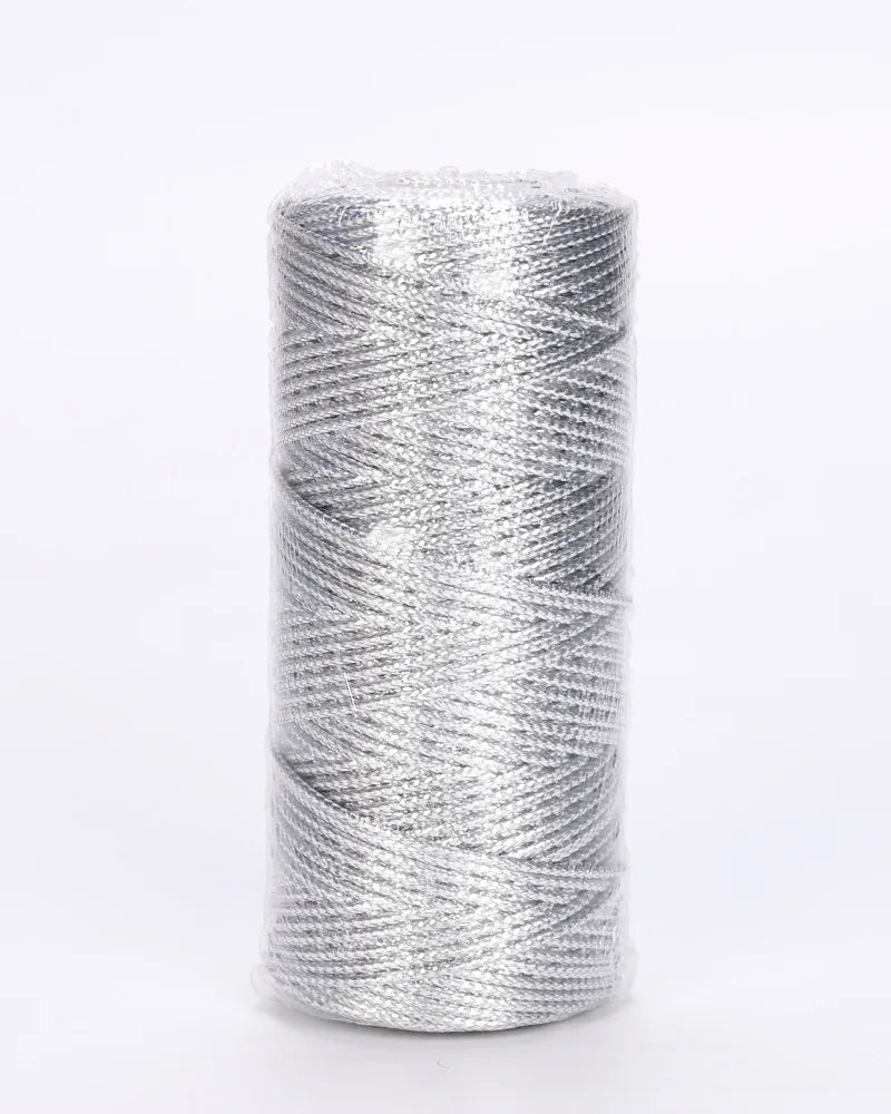 1.5mm 100m Rope Gold Silver Cord Gift Packaging String For Jewelry Making Lanyard Thread Cord DIY Bracelet Christmas Home Decor