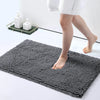 Chenille Soft Plush Bath Mat Super Absorbent Washable Non slip Bathroom comfortable Carpet for Shower Toilet Doormat Floor Rugs