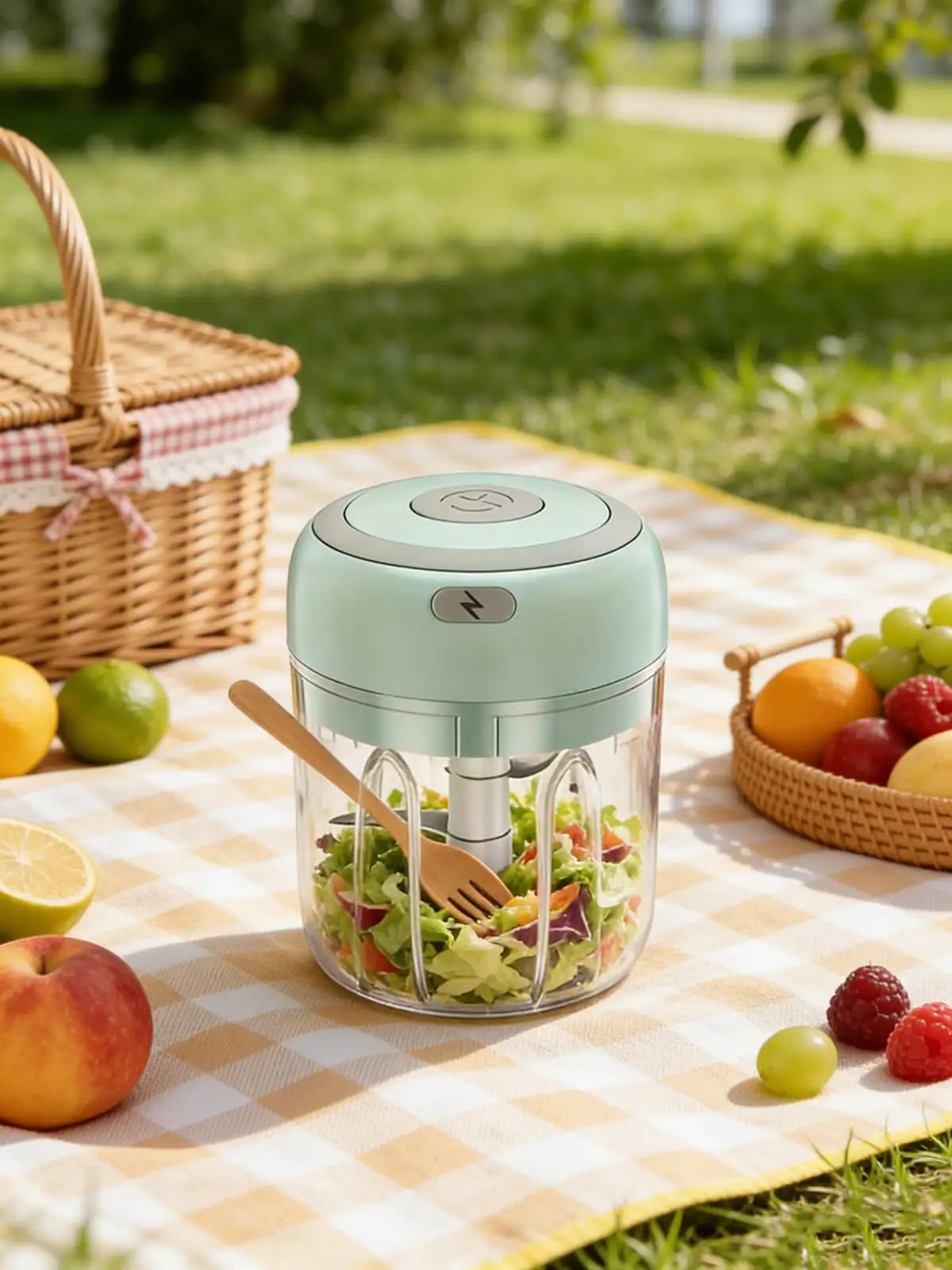 250ml Mini Rechargeable Garlic Chopper & Meat Grinder
