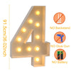 91.5cm Giant Led Light Birthday Number Figure 1st Birthday Anniversary Wedding Baby Shower Decor 30 40 50 Birthday Number Frame