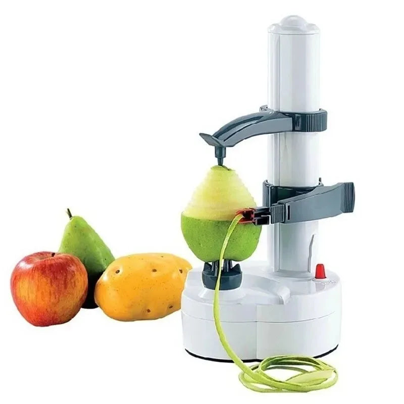 New Household Electric Peeler Multifunctional Fruit and Potato Peeler, Removable Cleaning Peeler ABS Stainless Steel Material