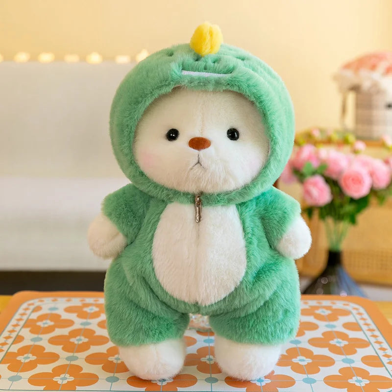 25/35cm Anime Cosplay Joint Bear Plush Toy Cute Stuffed Animals Bunny Duck Shark Pig Plushies Doll Kawaii Soft Toys For Girls