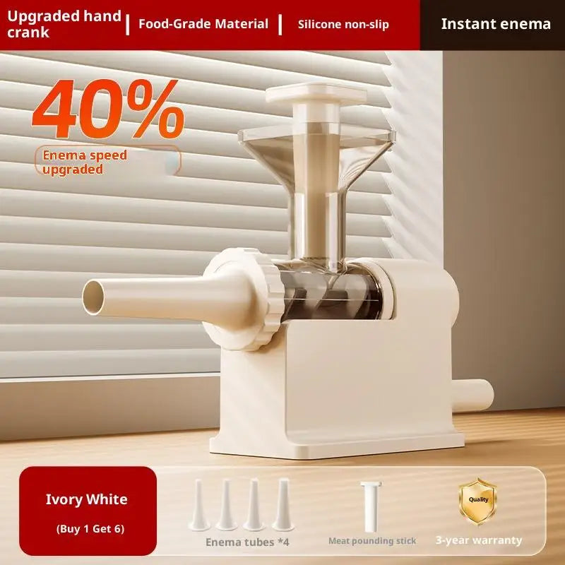 1PCS Manual Sausage Stuffer Machine Stuffer Machine Meat Grinder Filling Maker With Tubing Units For Homemade Production