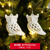 Xmas Tree Pendants Snowflake Angel Deer Hanging Ornaments Christmas Decorations For Home Xmas 2024 Navidad New Year Party