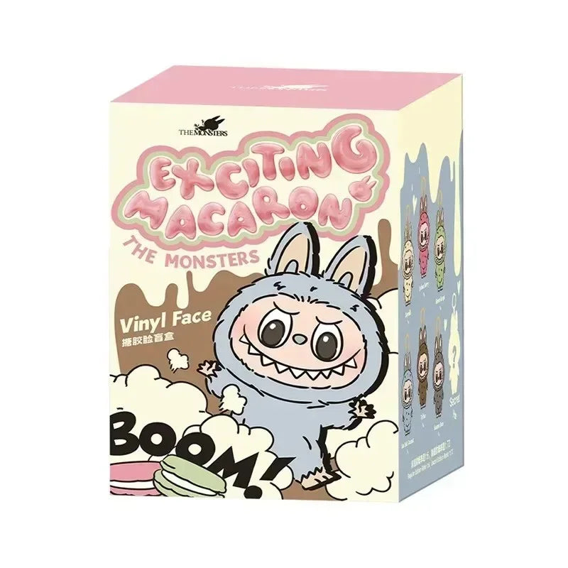 POP MART LABUBU THE MONSTERS - Exciting Macaron Vinyl Face Surprise Mystery Box Blind Box Toys Kawaii Anime Action Figure Caixa