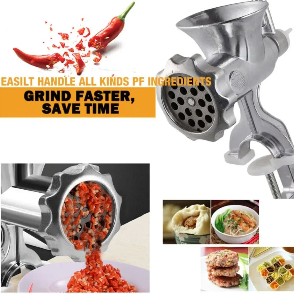 Manual Heavy-Duty Meat Grinder & Sausage Maker