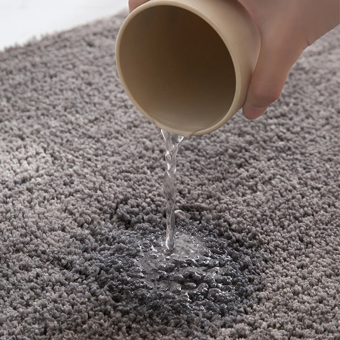 Tapis de salle de bain épais, couleur unie, ultra-doux, antidérapant, absorbant, pour salle de douche, tapis de baignoire, paillasson résistant à la saleté