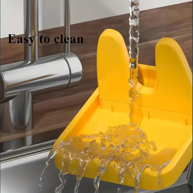 Foldable Pot Lid Rack Plastic Spoon Holder Stand Kitchen Organizer for Fork Spatula Rack Pan Cover Shelf Tableware Storage Rack