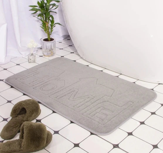 Cobblestone Embossed Bath Mat Non-slip Bathroom Carpets In Wash Basin Bathtub Side Floor Rug Shower Room Doormat Memory Foam Pad