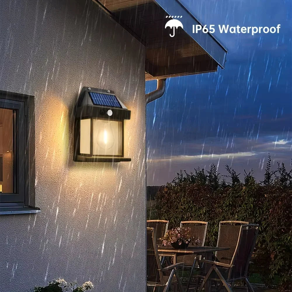 Powerful Solar Wall Light Outdoor – IP65 Waterproof LED Lamp with Motion Sensor for Garden, Fence & House