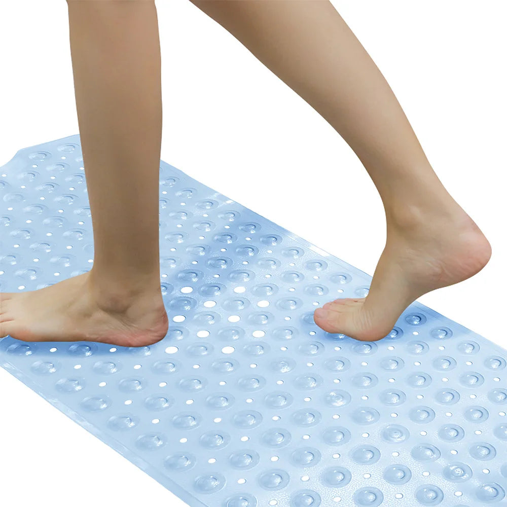 PVC Bathroom Anti-slip Mat with Suction Cup Bathroom Toilet Anti-slip Mat Bathroom Bath Anti-fall Bathtub Mat bath rug