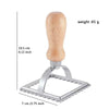 Manual Pasta Cookie Molds Ravioli Cutter Cookie Press Mold with Wooden Handle Kitchen Baking Tool for Dumplings Lasagna Pierogi