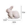 Cute Miniature Bunny Figure Home Decoration Animal Figurine Craft for Children Girls Boys Party Gift Easter Rabbit Decoration