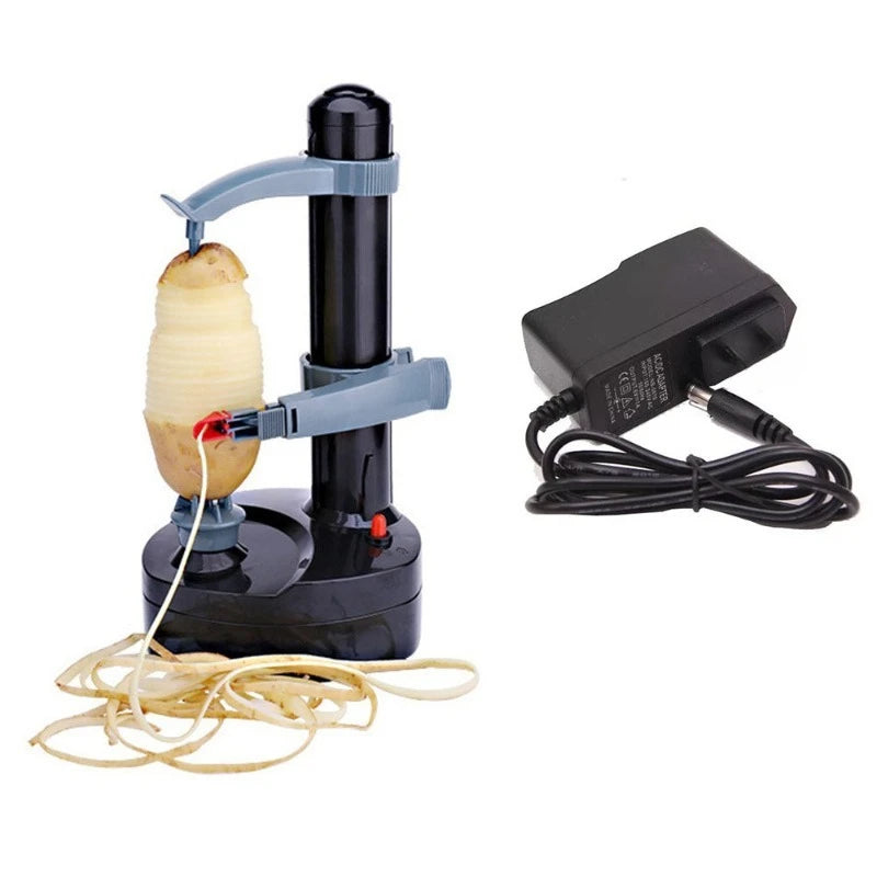 New Household Electric Peeler Multifunctional Fruit and Potato Peeler, Removable Cleaning Peeler ABS Stainless Steel Material