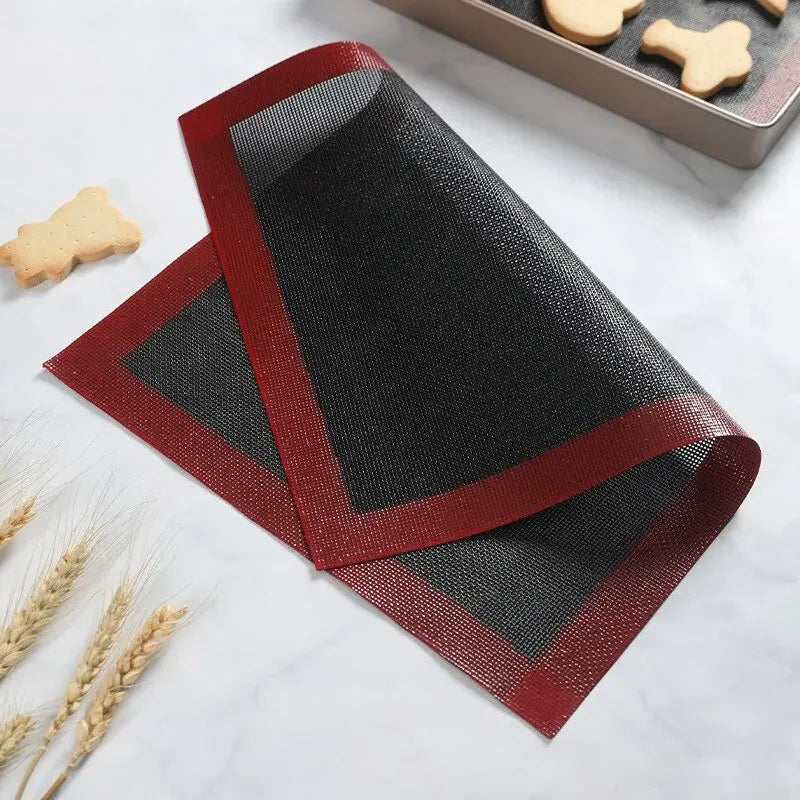30x40cm Silicone Mat Baking Tray Baking Net Mat  Breathable Non  Stick Baking  Mat Cookie Mat  High Temperature Kitchen Tools