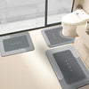 3-Piece Anti-Slip Bathroom Mat Set – Quick-Dry EVA U-Shaped Toilet Mat & Floor Mats for Bathroom, Kitchen & Living Room
