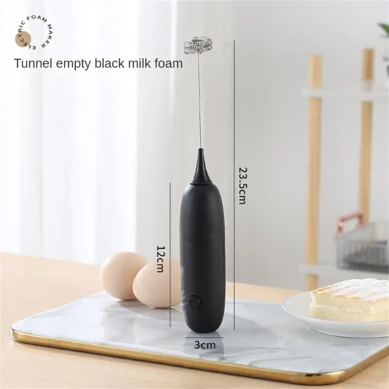 Battery Electric Milk Frother Handheld Egg Beater Coffee Maker Kitchen Drink Foamer Whisk Mixer Coffee Creamers Whisk Frothy