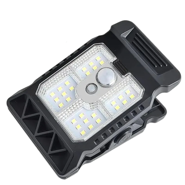Clip-On Solar Lights Outdoor – Waterproof Motion Sensor LED Portable Lighting for Garage, Garden & Camping