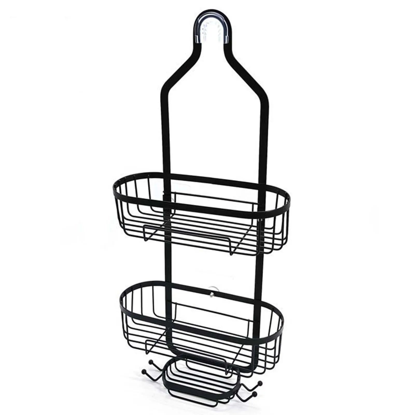 3-Tier Household Shower Shelves No Drilling Rustproof Shower Rack for Towels And Other Bath Accessories