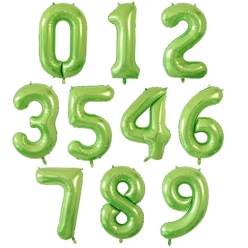 40 Inch Big Foil Birthday Balloons Helium Number Balloon 0-9 Happy Birthday Wedding Party Decorations Shower Large Figures Globo