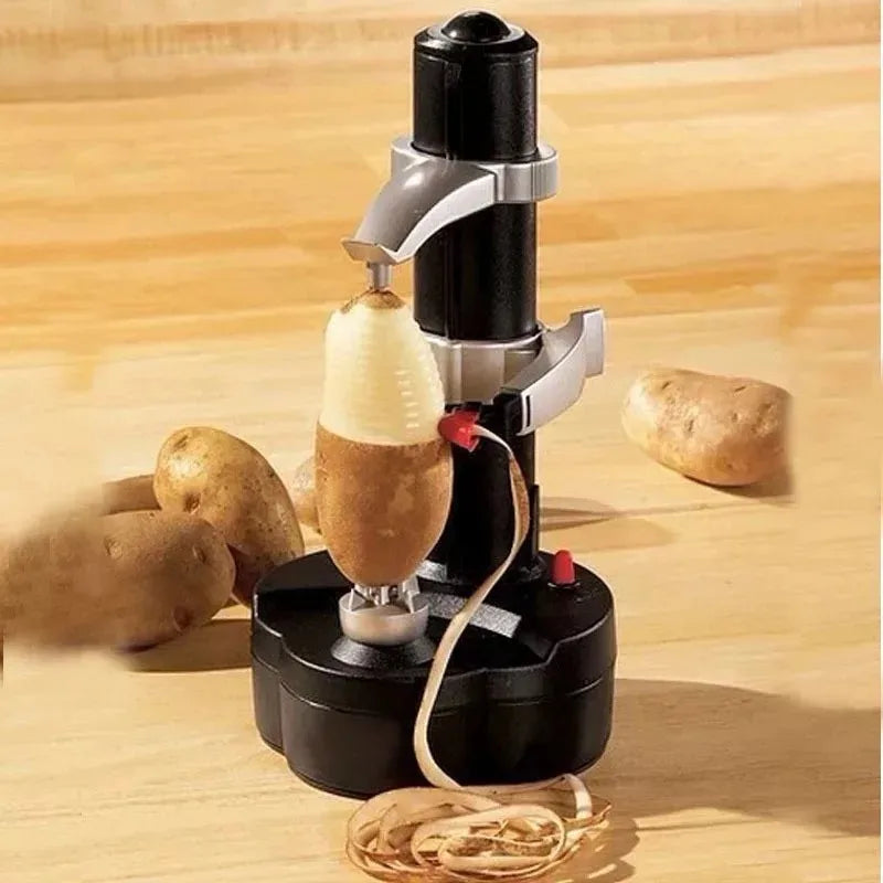 New Household Electric Peeler Multifunctional Fruit and Potato Peeler, Removable Cleaning Peeler ABS Stainless Steel Material