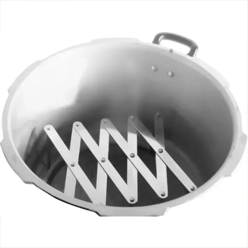 Retractable Stainless Steel Pot Lid & Dish Storage Rack