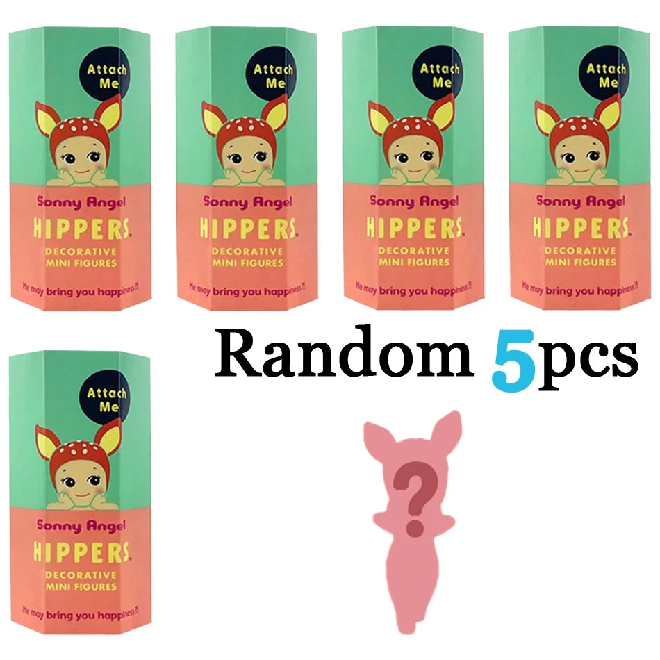 En Stock Sunny Angel Blind Box Hippers Anime Series figuras modo muñeca llavero decoración del teléfono móvil estatuilla regalo