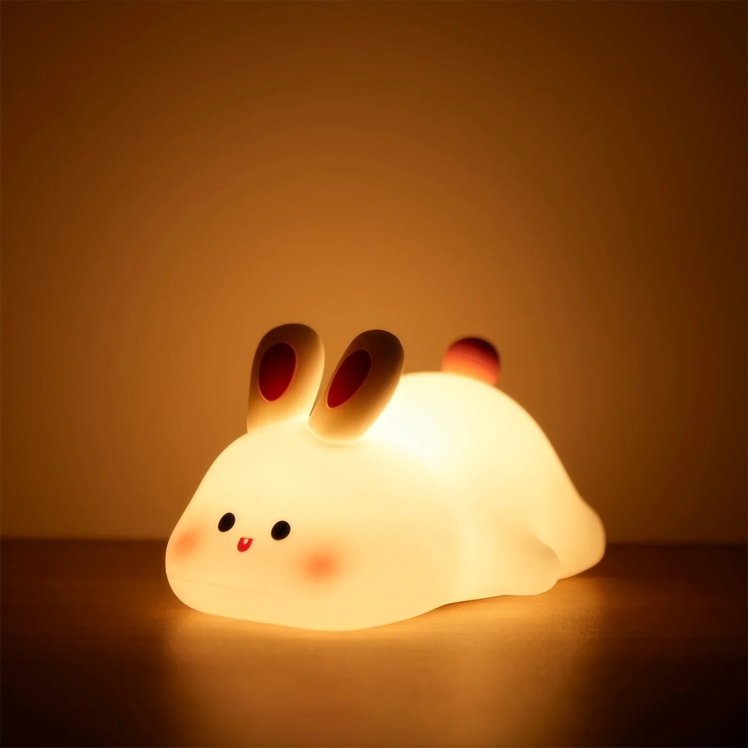 Animal Led Night Light Rechargeable Dimmable Silicone Table Lamp Children's Night Light for Nursery Bedroom Cute Birthday Gift