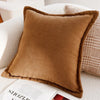 30x50/45x45CM Light Luxury Throw Pillow Cover Brown French Stamping Waist Cushion Cover Decor Home Decorative Pillowcase