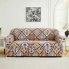 1 PC Prints Sofa Cover with Skirt Full Coverage Elastic Sofa Cover decorate the Sofa in the living room Multiple Color SofaCover
