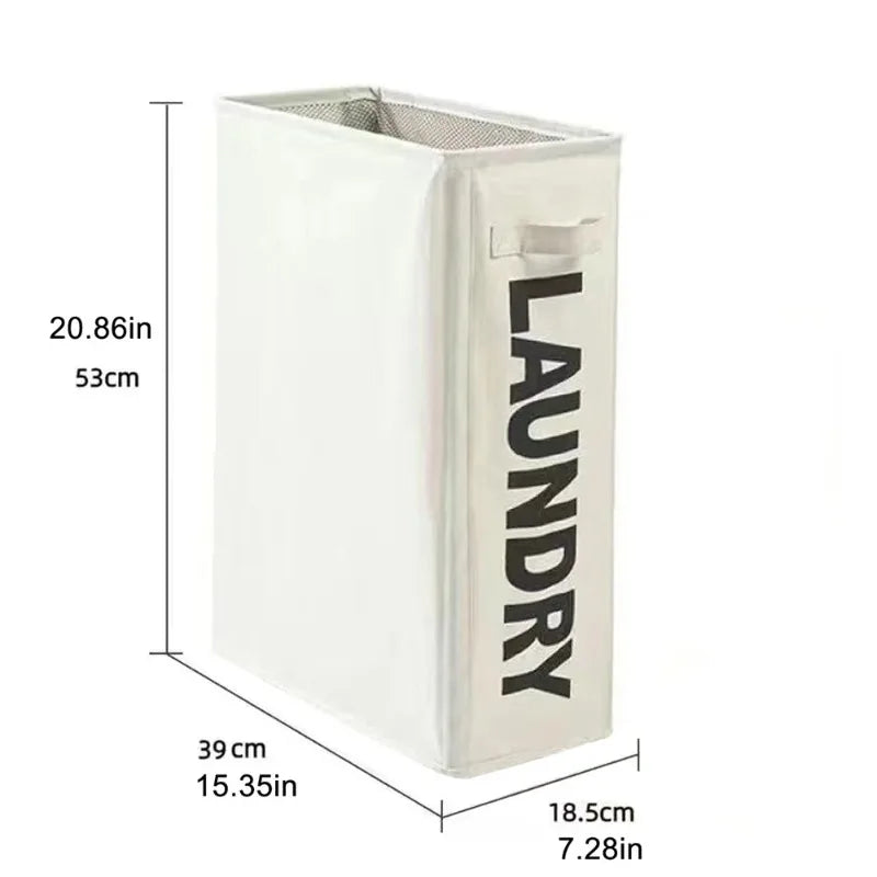 Dirty Laundry Basket with Wheels Japanese Style Home Oxford Cloth Laundry Basket Clothing Storage Yoga Mat Storage Basket