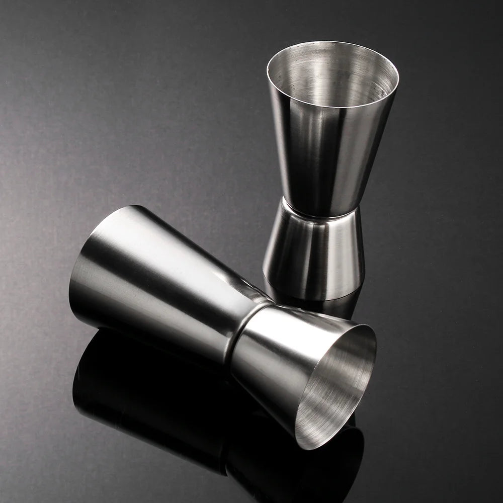 Stainless Steel Measuring Cup Cocktail Shaker Peg Measurer Jigger Dual Shot Drink Alcohol Capacity Shaking Bottle Party Bar Tool