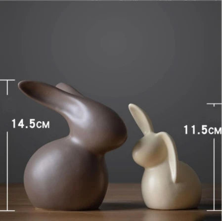 Modern Feng Shui Ceramic Figurines Livingroom Ornaments Home Furnishing Decoration Crafts Office Room Accessories Wedding Gifts