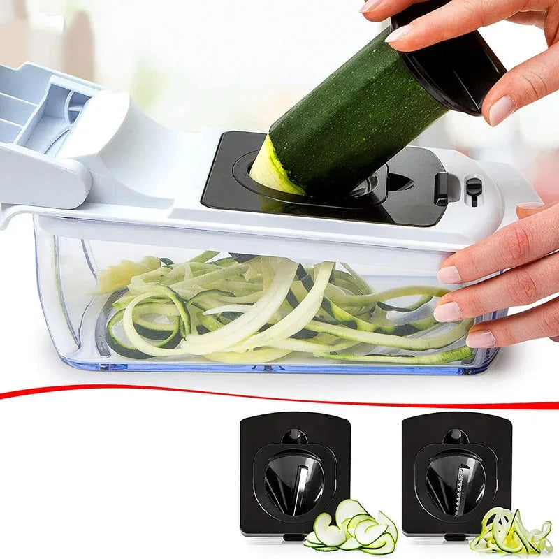 18 In1 Vegetable Chopper Multifunctional Food Chopper Household Salad Chopper Kitchen Accessories Kitchen Meat Grinder for Home