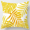 Modern Simple Yellow Flower Pillowcase Home Sofa  Lumbar  Cushion  Pillow
