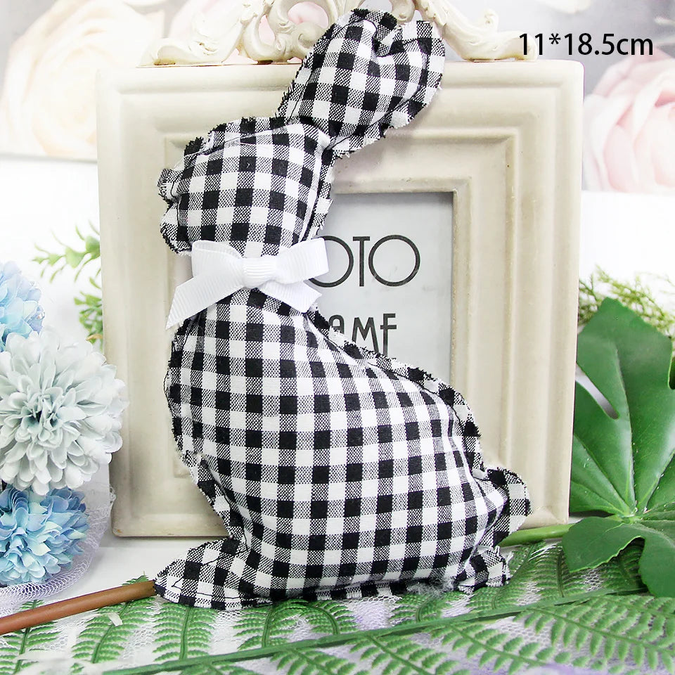 1pack Green Pink Easter Eggs Fabric Rabbits Carrots For Easter Party Hanging Decorations Kids Birthday Party Gifts Supplies