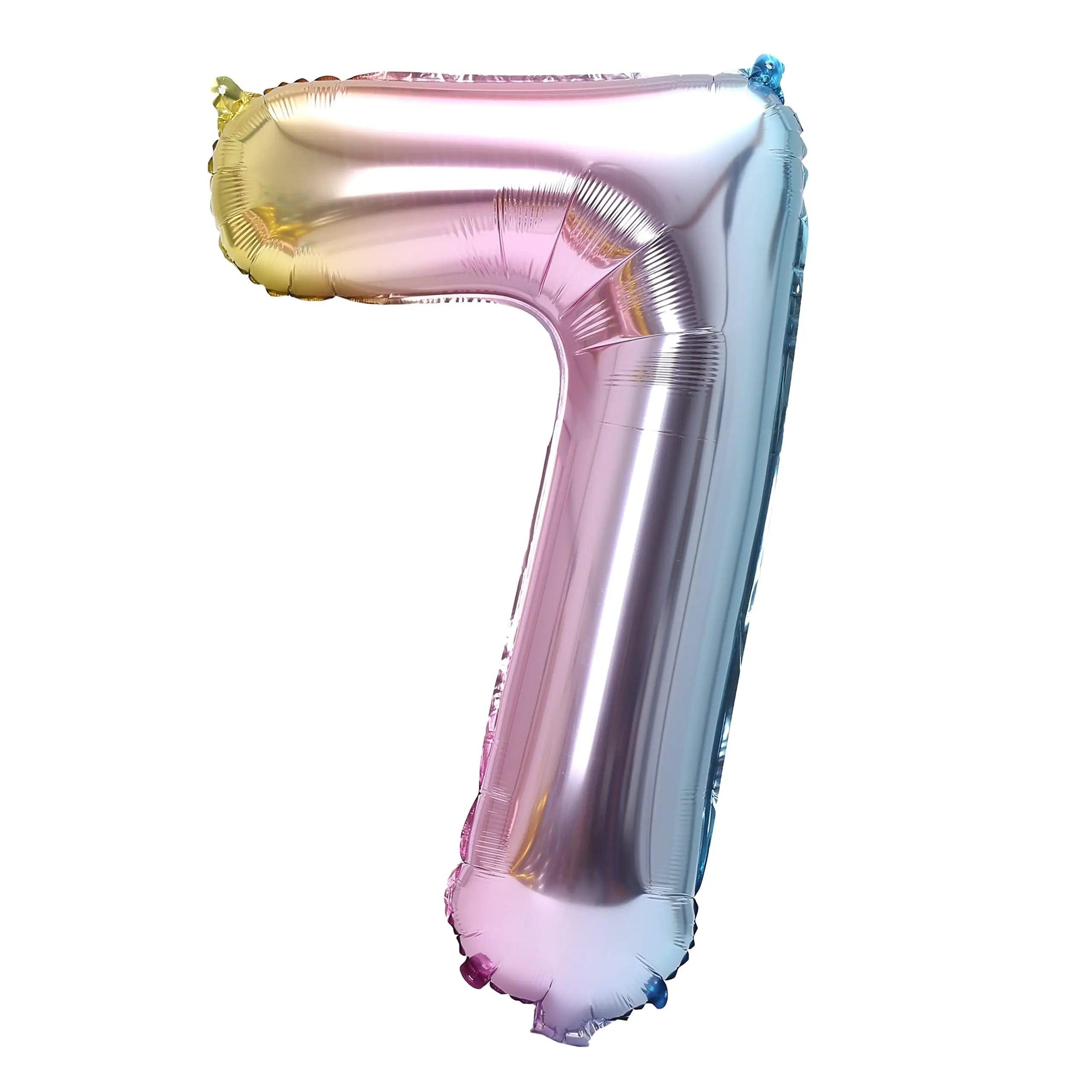 32inch Rainbow Gradient Number Foil Balloon 1-9 for Kids Birthday Party Decor Baby Shower Bridal Shower More Options Avaliable